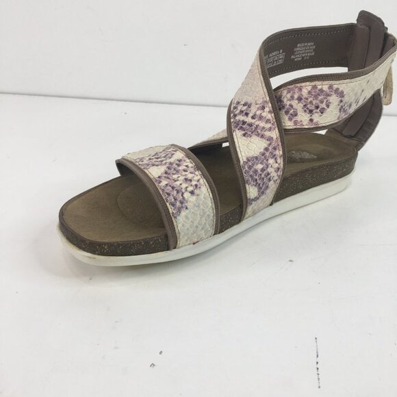 Rockport Romilly Gore Zip Python Print Sandals Size 8 - Picture 5 of 11